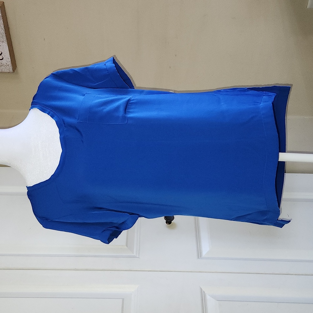 Calvin Klein Royal Blue Pocket Tee